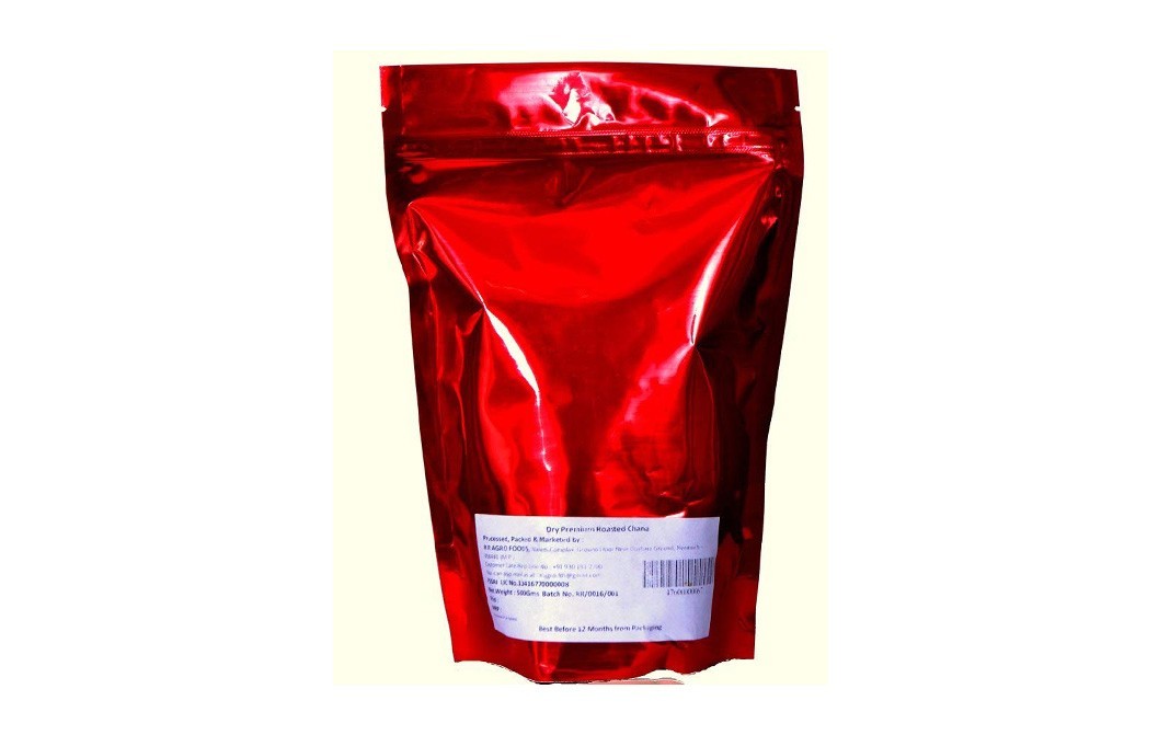 R R Agro Foods Premium Roasted Chana    Pack  500 grams